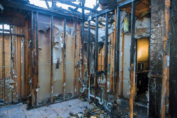 Professional Soot Removal technician working in Burlington, OH